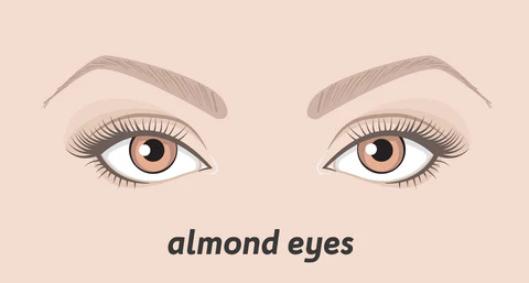 almond eyes